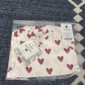 Kate Quinn valentines short sleeve bodysuit